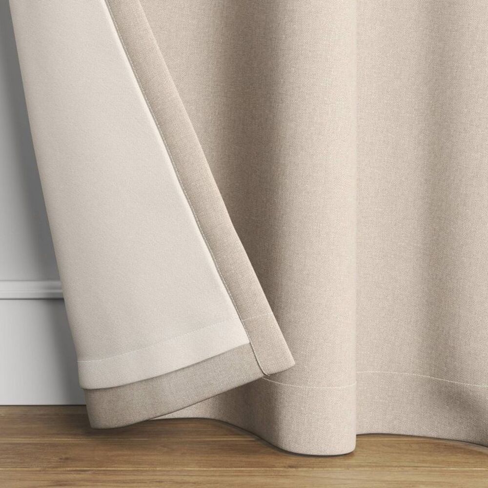 Threshold - 1pc 50"x84" Blackout Aruba Window Curtain Panel Br Brown - Picture 3 of 4